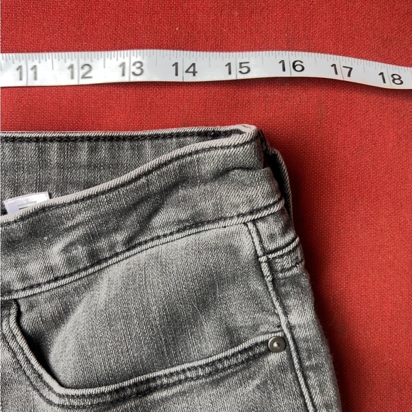 Athleta Gray Denim Jeans Size 14 - Picture 3 of 5